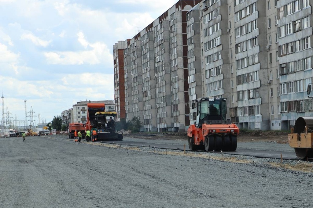 Строительство дорог фото