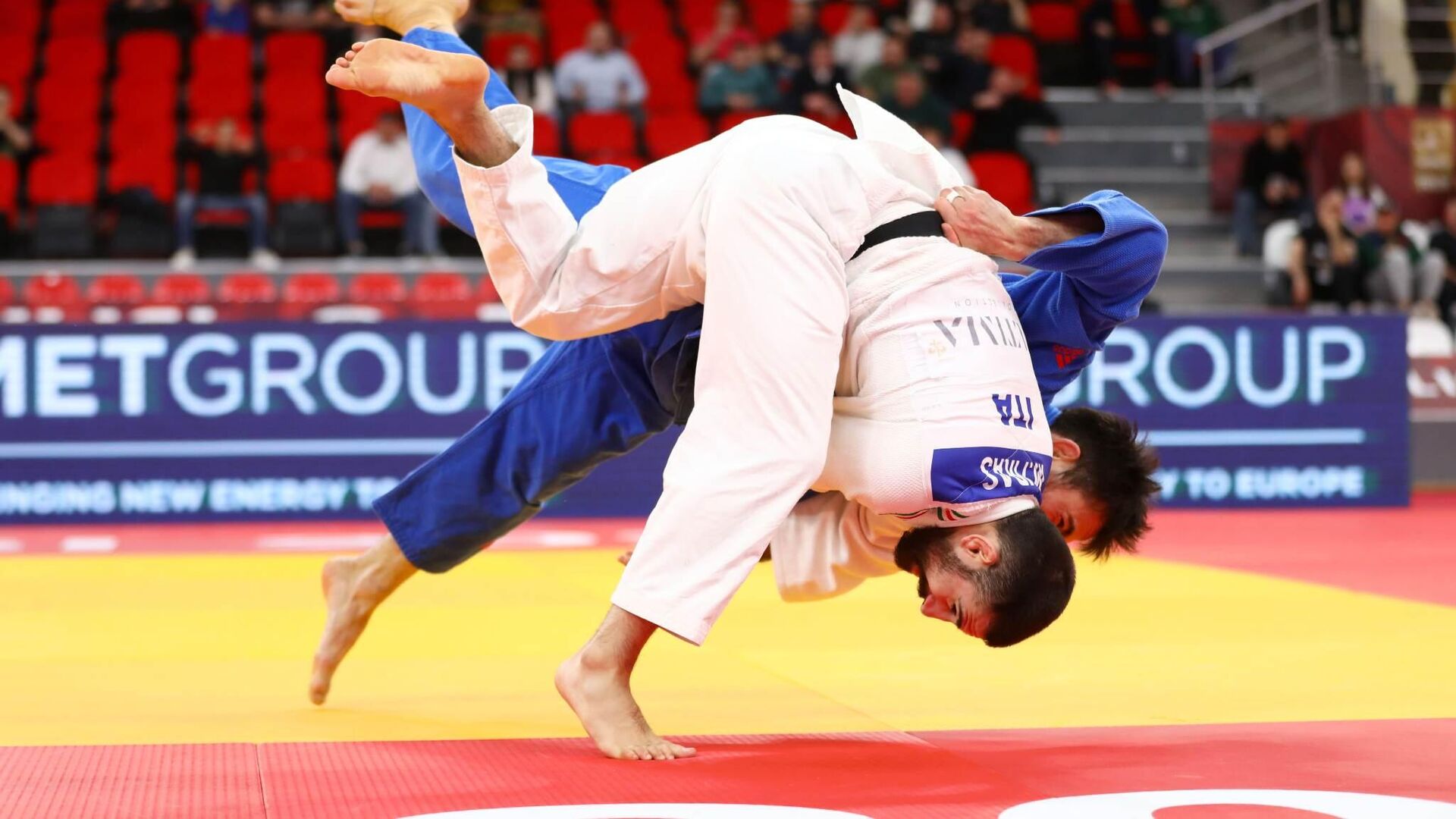 Большой Шлем 2023 по дзюдо - Важа Маргвелашвили проиграл поединок за бронзу - Sputnik Грузия, 1920, 09.03.2025