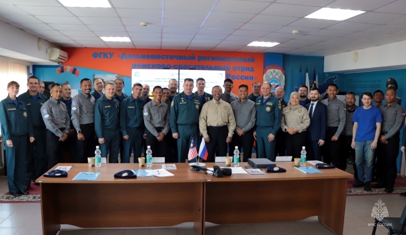 Спасатели двух стран готовятся к российско-малазийским учениям в Хабаровске