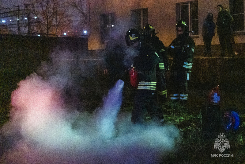 В Свято-Тихоновском гуманитарном университете прошли совместные пожарно-тактические учения