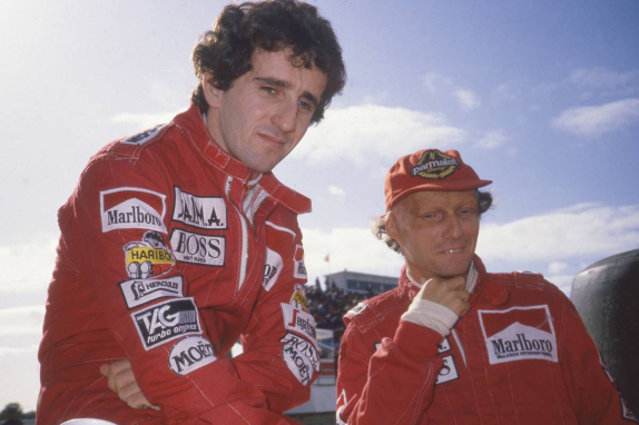 Ален Прост и Ники Лауда, 1984 год