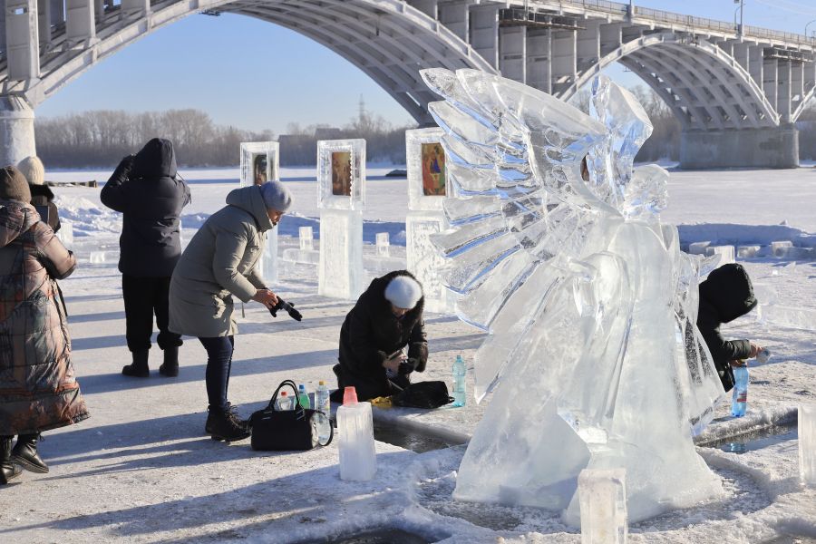 Крестный ход 2024 год. Крещение. 