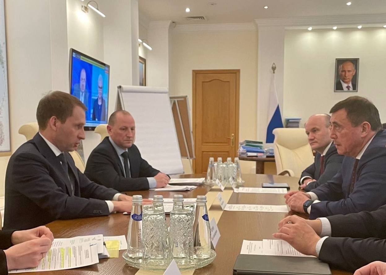Губернатор встретился с министром природных ресурсов РФ