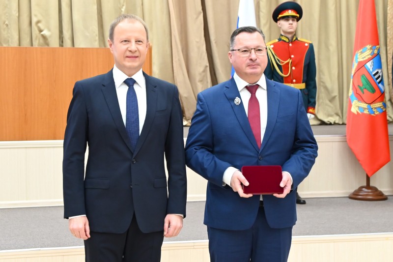 Юрий Сидоров удостоен почетного звания Заслуженного работника избирательной системы Российской Федерации