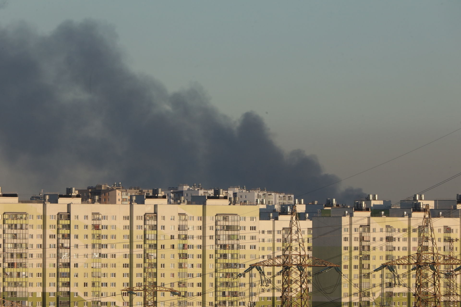 Пожар в санкт петербурге