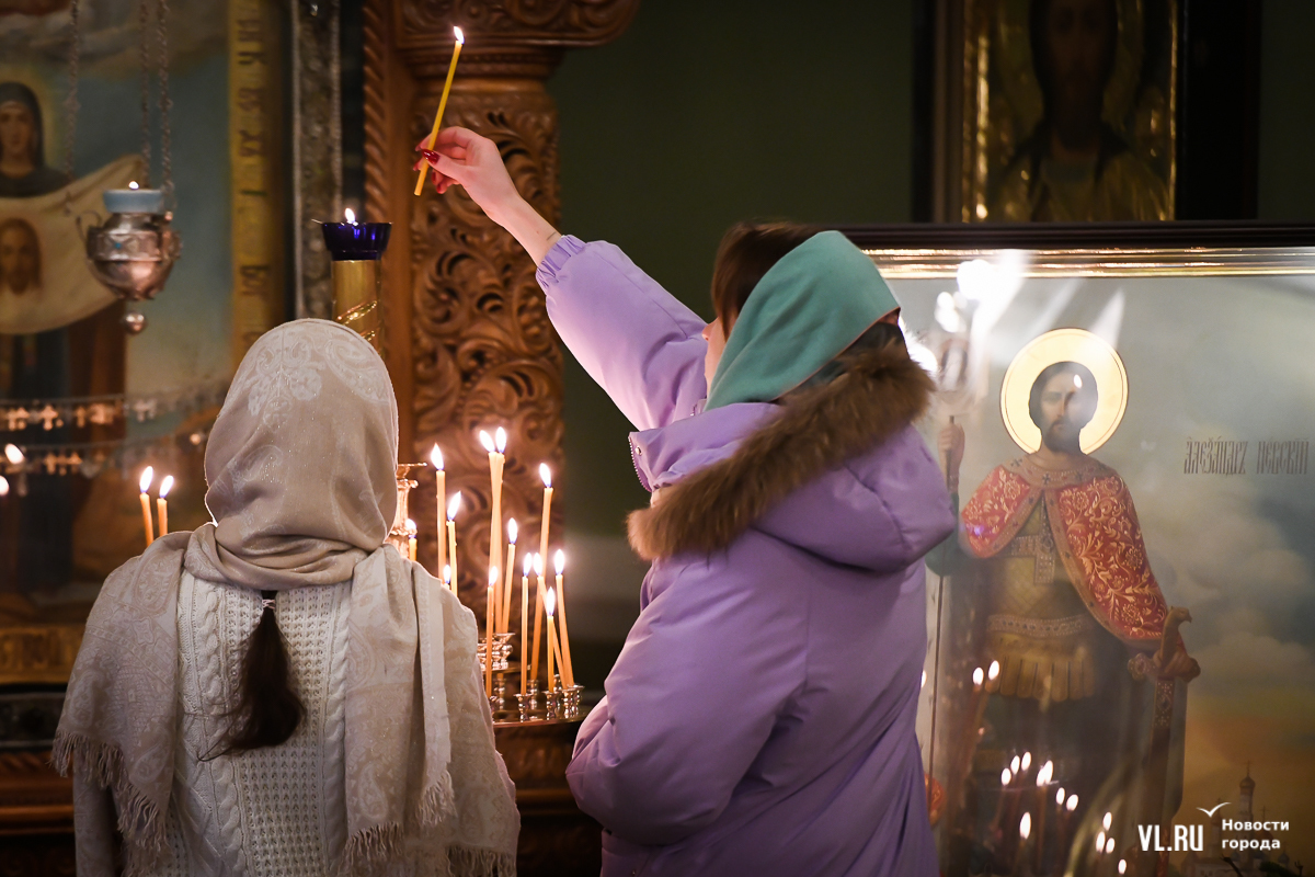 Рождественское богослужение в Кемерово ночная