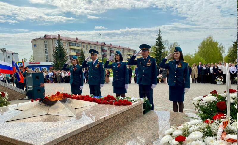 В Заводоуковске состоялась торжественная церемония, посвященная Дню Победы в Великой Отечественной войне