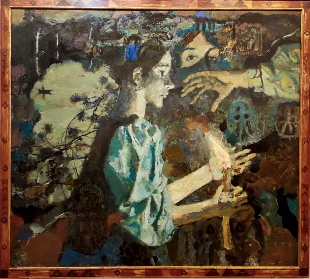 БЕРСЕНЁВ АНДРИАН. Видение на Гляденовской горе. 2023 х.м. 160х180.jpg