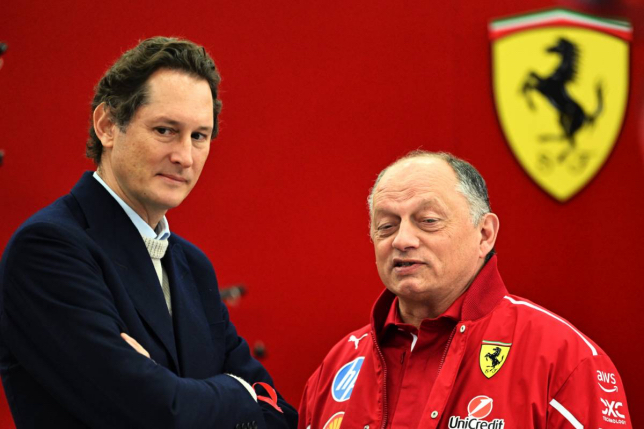 Джон Элканн, президент Ferrari, и Фредерик Вассёр, фото XPB