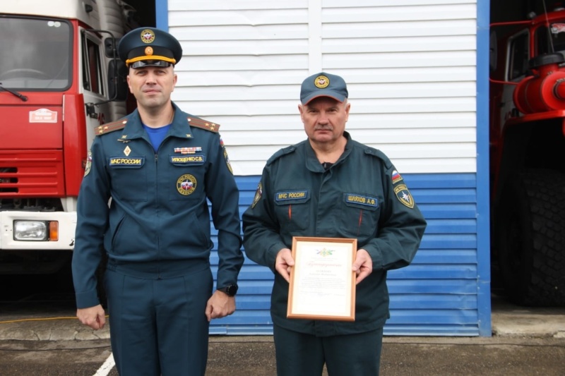 Пожарно-спасательная часть № 16 отметила 15-летний юбилей