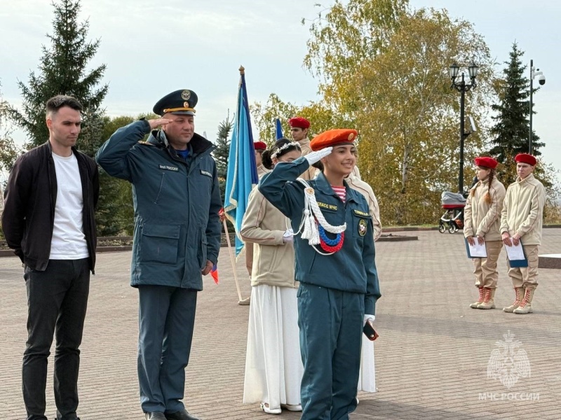 Торжественная церемония посвящения в кадеты прошла в парке Победы в Уфе