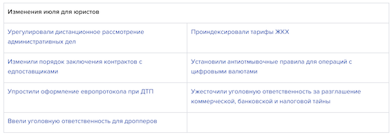 Дайджест изменений июль–2025: главное для юристов компаний