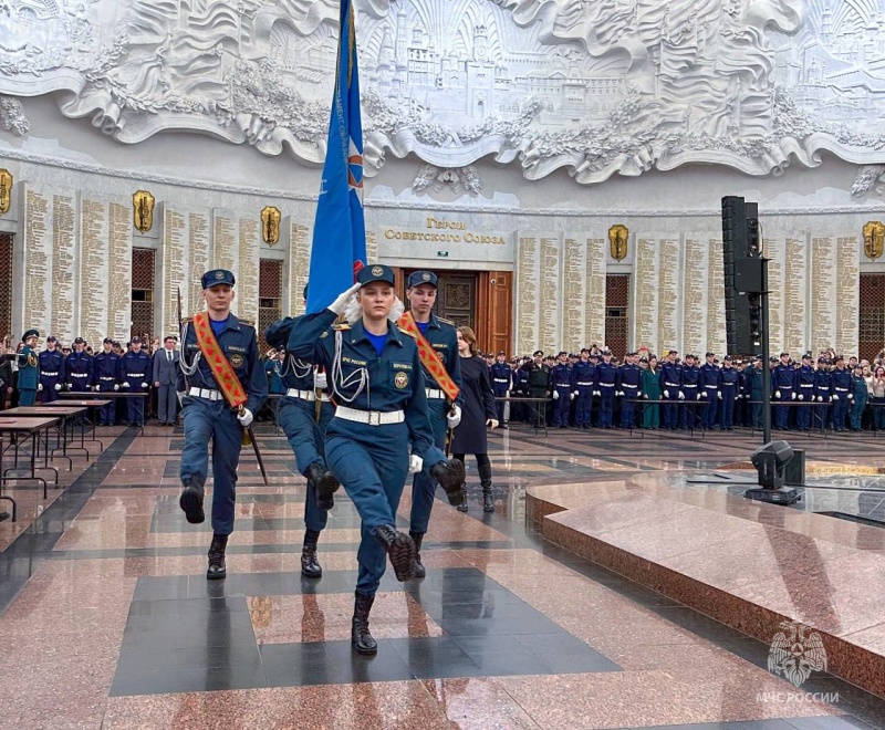 На Поклонной горе состоялась церемония принятия Торжественного обещания студентами первых курсов