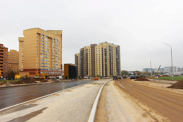 Строители приступили к устройству съезда на улицу Блохина в Коммунарке 