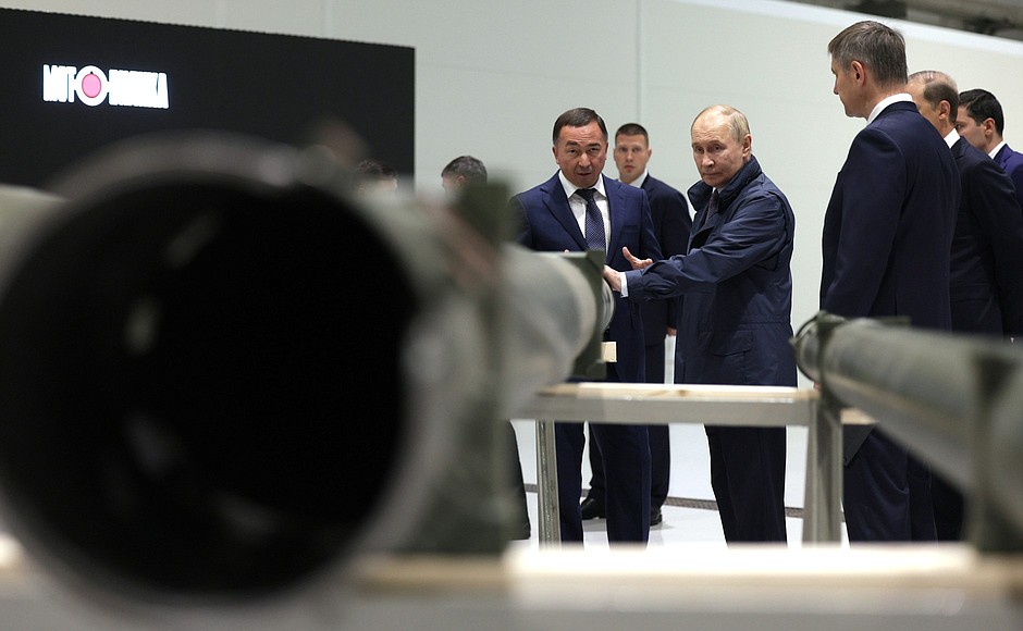 В ходе посещения ПАО «Мотовилихинские заводы».