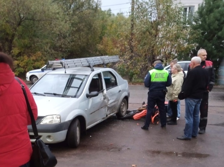 В Тверской области молодой мотоциклист попал в ДТП