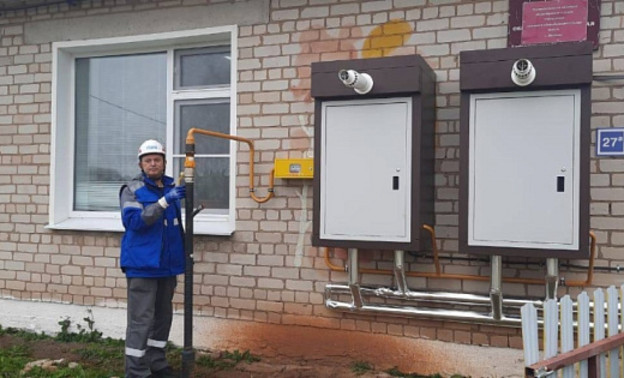 В селе Волково школа и детский сад перешли с дров на газ