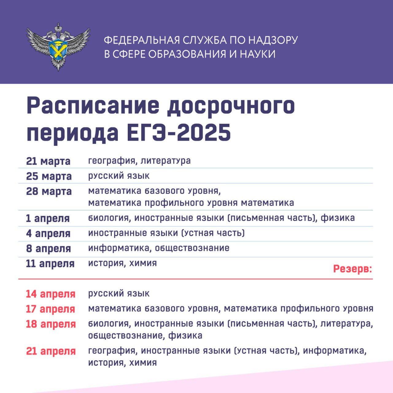 Когда досрочный егэ 2025 Когда досрочный егэ 2025