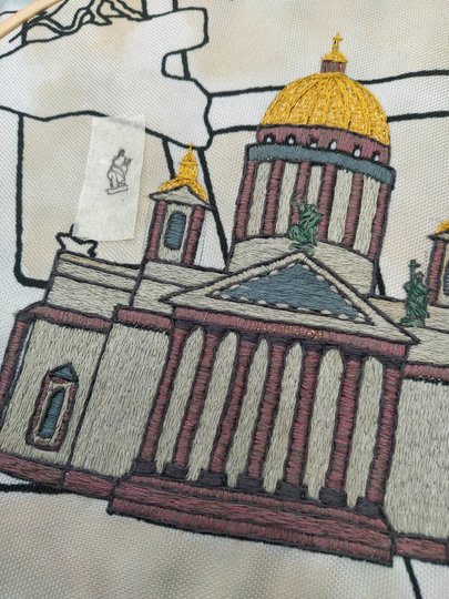 Фрагмент Исаакиевского собора. Фото Все фото из архива фонда возрождения Санкт-Петербурга.