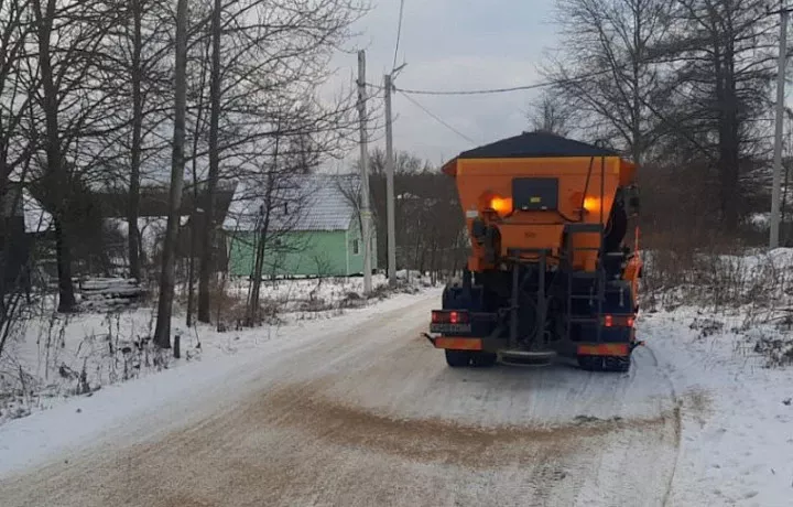 В Туле 13 декабря израсходовали около 540 тонн противогололёдных материалов