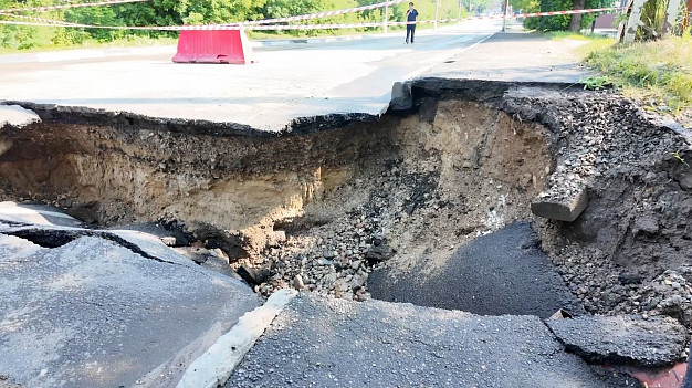 Отремонтировать размытый ливнем кохомский мост планируют к лету