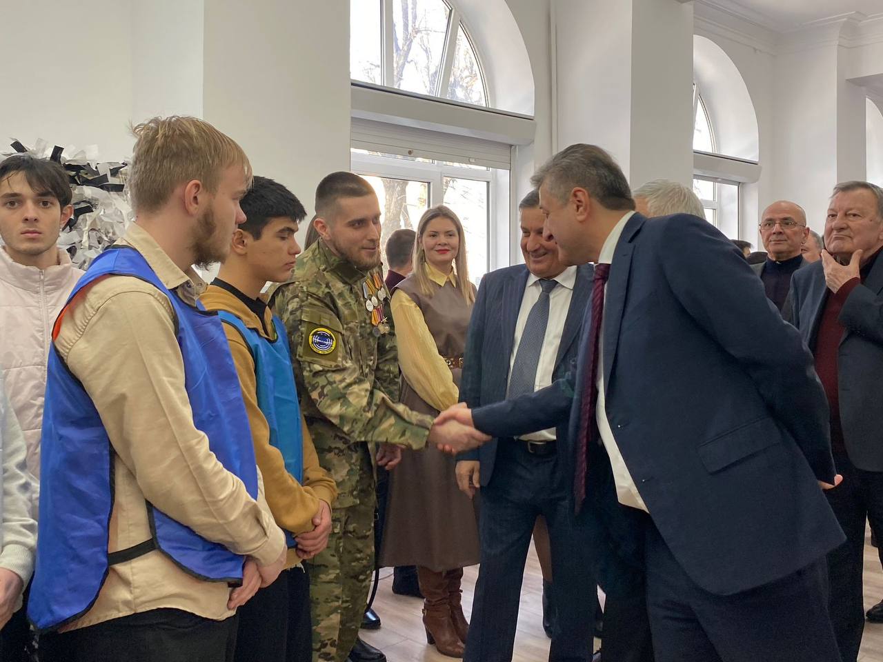 Таймураз Ахохов посетил официальную церемонию открытия Штаба общественной поддержки Кабардино-Балкарской Республики