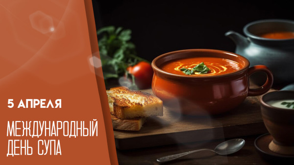 День супа — 5 апреля: открытки и поздравления для мессенджеров и соцсетей