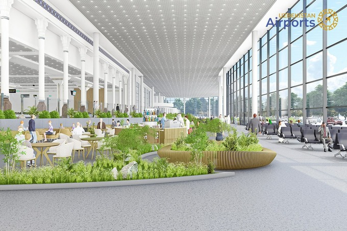 uzbekistan airports, аэропорт ташкента, зал прилета