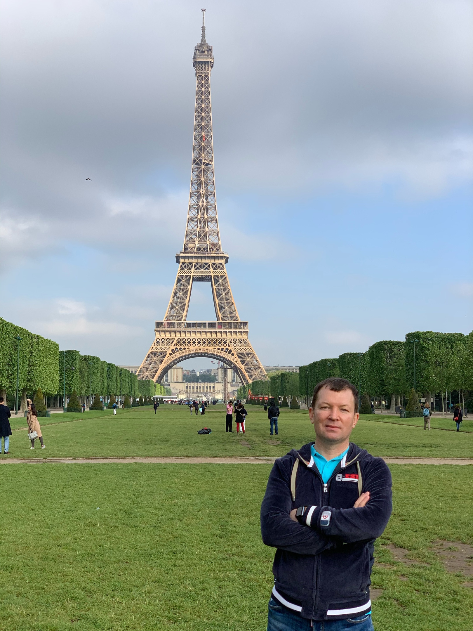 Владимир Шапуров во Франции весной 2019 года