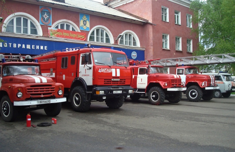 Пожарно-спасательная часть №1 города Анжеро-Судженск отмечает юбилей со дня образования