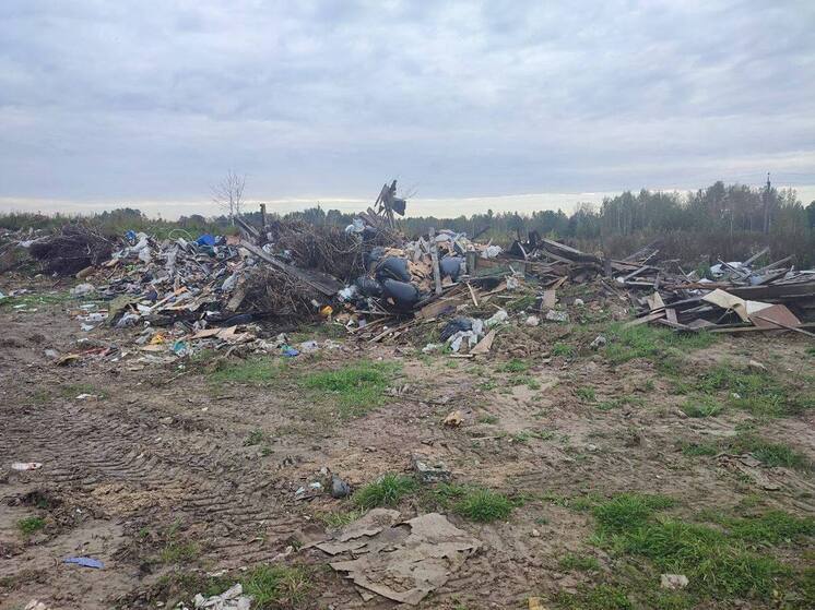 Свалка площадью 830 квадратных метров ликвидирована в Томске в районе Кузовлевского тракта