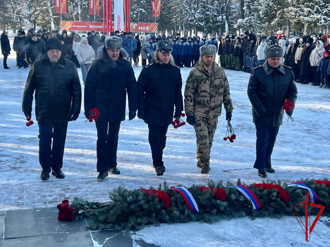 Росгвардейцы присоединились к торжественной церемонии в честь Дня неизвестного солдата