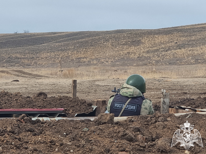 Росгвардейцы завершили сдачу контрольной проверки за 2024 учебный год