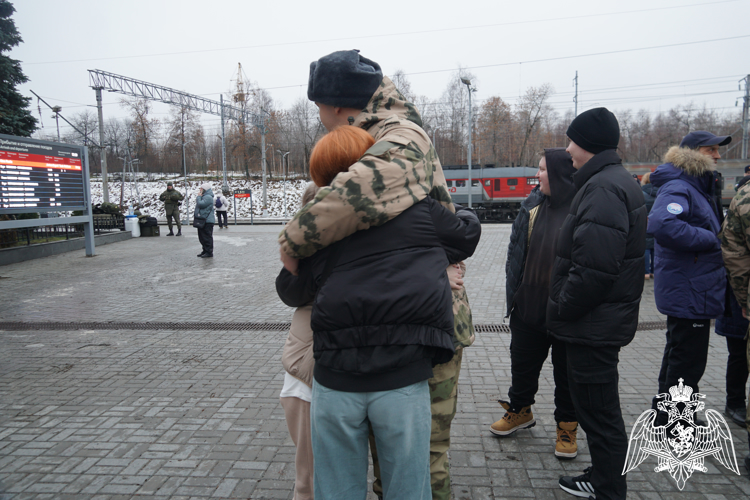 Призывники из Карелии отправились служить в войсковые части Северо-Западного округа Росгвардии (видео)