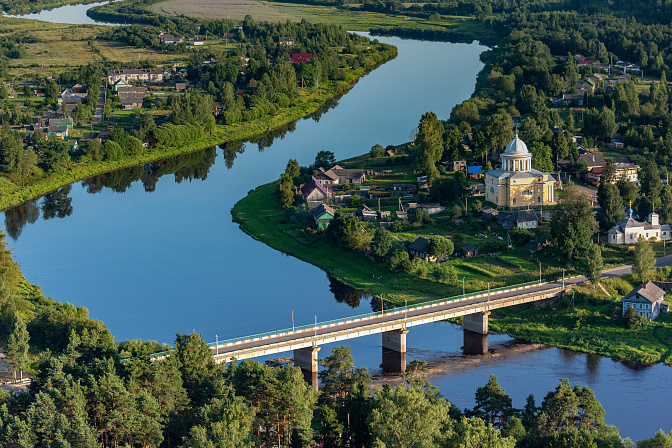 деревня любытино река мста