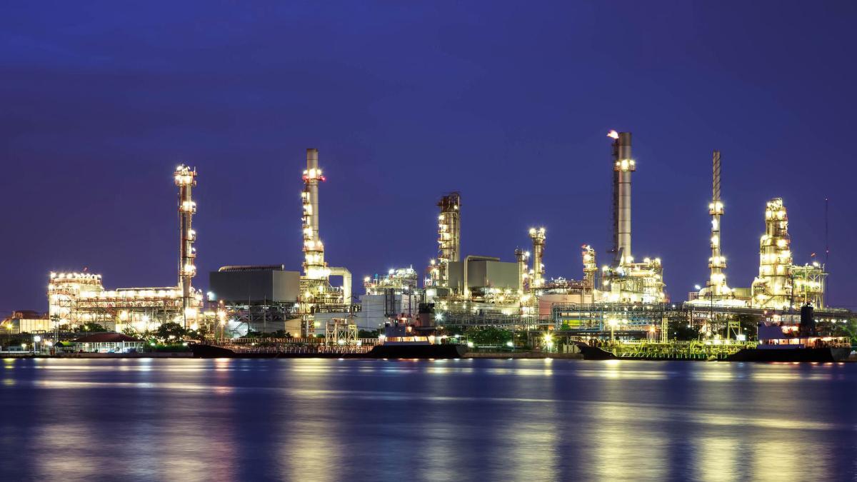 oil-refinery-twilight-with-reflection