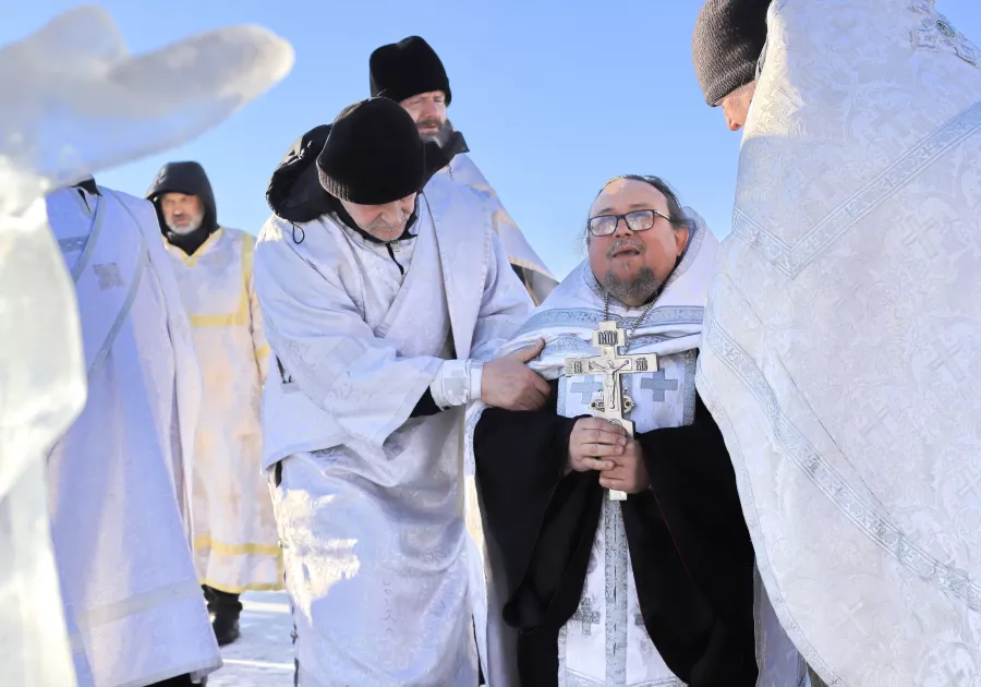 Крестный ход 2024 год. Крещение. 