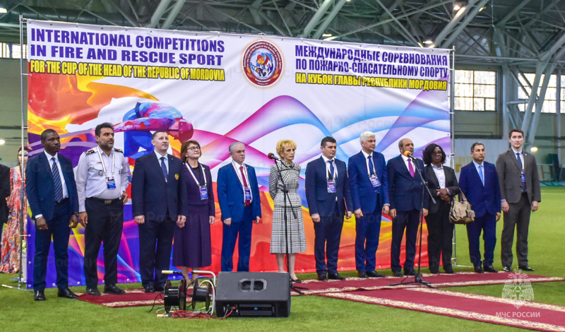 1 день Международных соревнований по пожарно-спасательному спорту на Кубок Главы Республики Мордовия