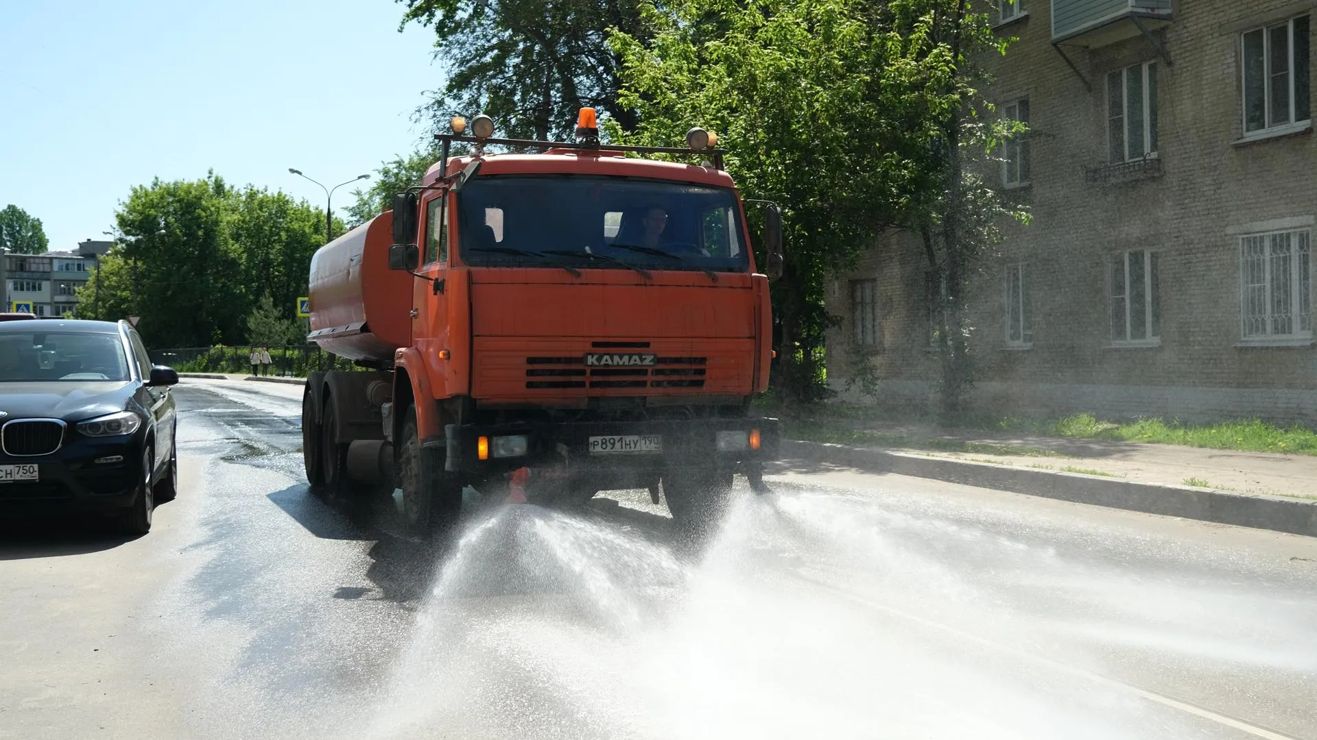 Душ для города: аэрация помогает победить жару в Лыткарине