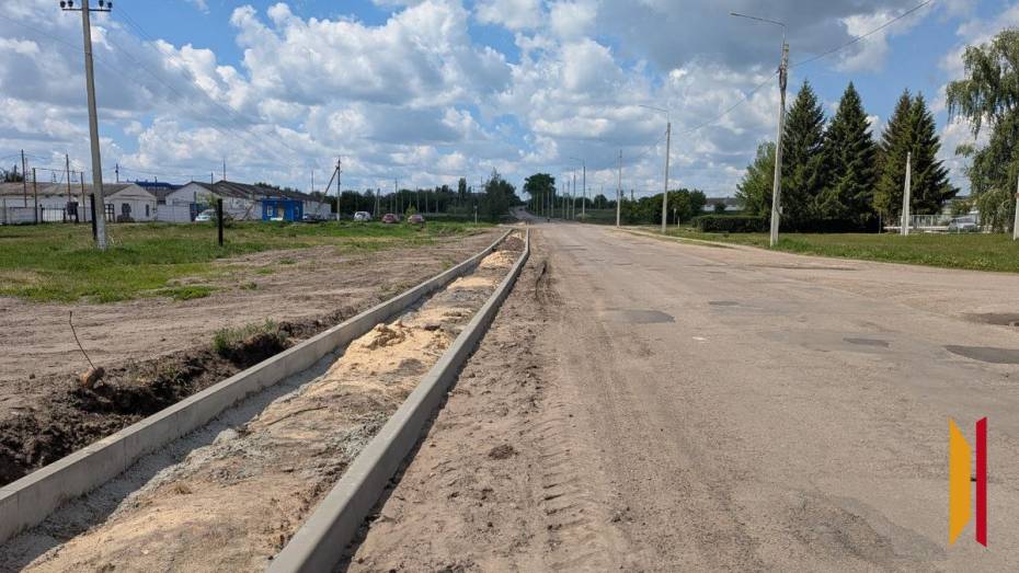 В лискинском селе Средний Икорец появится новый тротуар