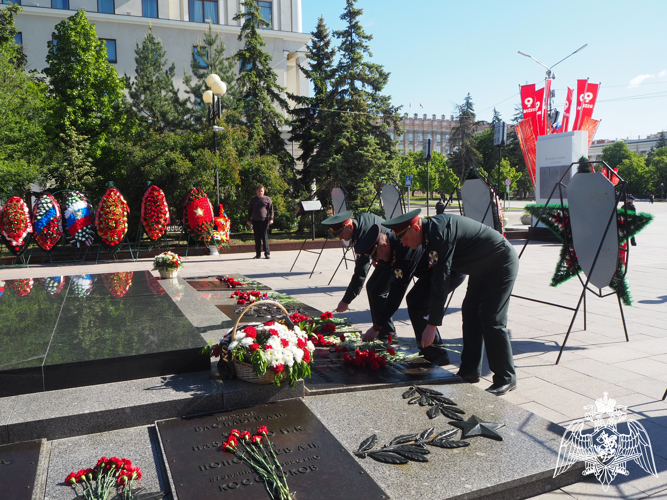 В Белгороде росгвардейцы приняли участие в ежегодной акции, «Волна памяти», посвященной Дню Победы