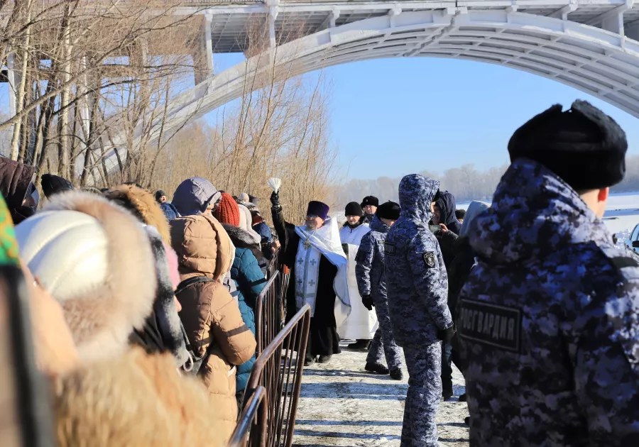 Крестный ход 2024 год. Крещение. 