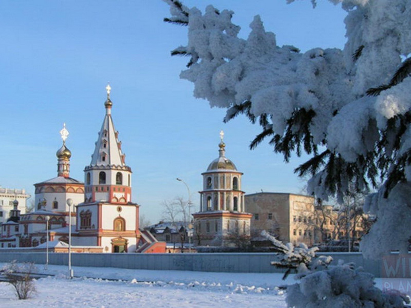 Заснеженный иркутск фото