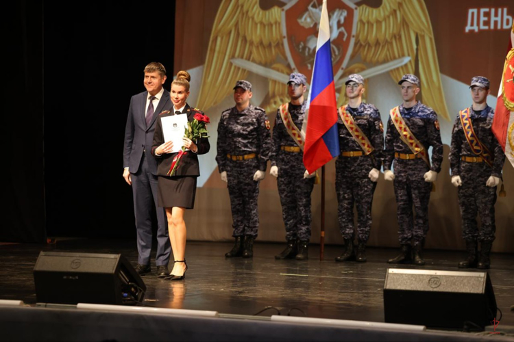 В Калининграде состоялось торжественное мероприятие в честь Дня образования войск национальной гвардии (видео)