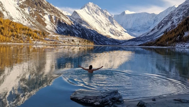 Зимний Горный Алтай. 