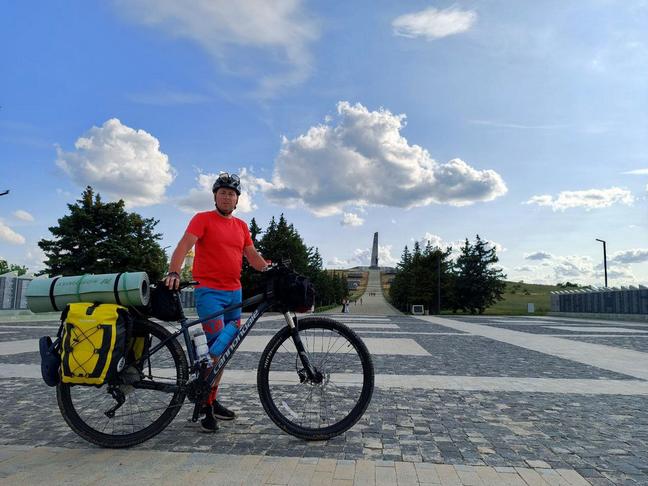 Мемориальный комплекс Саур-Могила в Донецкой области