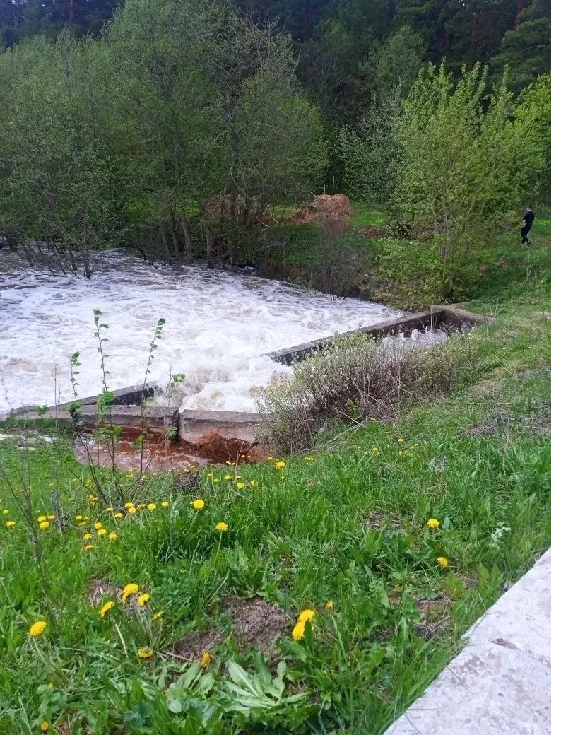 Плотина повреждена в Удмуртии