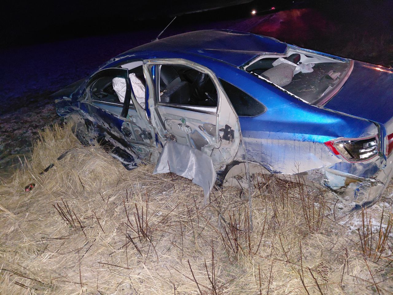 В аварии на ульяновской трассе пострадали мужчина и женщина