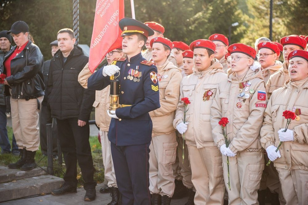 В Кирове зажгли Вечный огонь на площади Маршала Конева