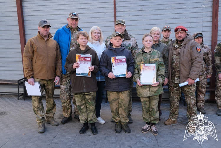 В Курске прошел региональный этап всероссийского патриотического слета кадетских классов Росгвардии